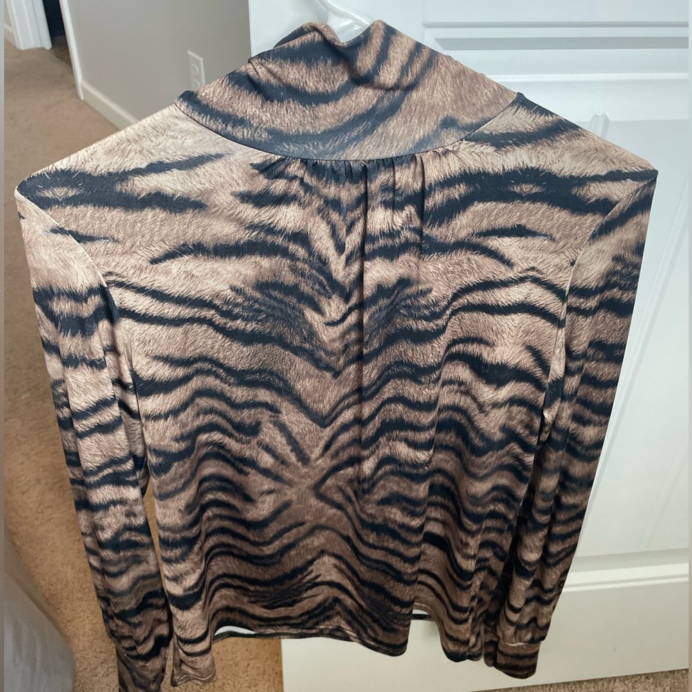 Nasty Gal Animal Print Turtleneck